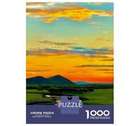 Llanura por la Noche Otoño Jigsaw Cielo Colorido Puzzle Mil Piezas para Jóvenes Adultos - Papel Resistente Desarrollo Cognitivo Ocio Difícil 70x50cm/1000pcs