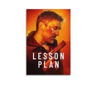 LLASKYUW Póster de plan de lecciones de cine, póster decorativo de lienzo para pared e impresión artística moderna para decoración de dormitorio familiar, 60 x 90 cm