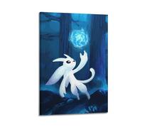 LLASKYUW Póster decorativo de Game Ori y el bosque ciego, 3 pósteres de pared e impresión artística moderna para decoración de dormitorio familiar, 50 x 75 cm