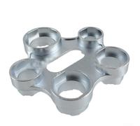 Llave aireadora de 10 tamaños hecha de aleación de zinc, llave de boquilla plateada para quitar e instalar mezcladores de grifo en sistemas de fontanería doméstica
