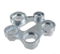 Llave aireadora de 10 tamaños para grifos, llave de boquilla hecha de aleación de zinc, compatible con boquillas de mezcla estándar, herramienta de fontanería compacta para mantenimiento del hogar