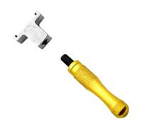 Llave ajustable 2 en 1 con cabeza flexible y brazo fijo para apretar y aflojar tareas de apoyo, llave de brazo ajustable