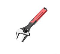 Llave ajustable antioxidante triple chapada de 6, 8, 10 pulgadas con mandíbula reversible para agarre de tubería y aplicaciones de tuerca estándar (6 pulgadas)