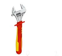 Llave ajustable con aislamiento Vde profesional de 1000 V, construcción de acero al cromo vanadio con chapado resistente a la corrosión y mango de agarre seguro, naranja (G)