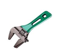 Llave ajustable corta ancha, llave de mango corto - Llave ajustable de ancha | Llave de acero multifunción de mango corto para hogar, garaje, taller