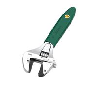 Llave ajustable de acero - Mango ergonómico marcado en escala, acero de alto contenido | Llave para alcachofa de ducha, llave para herramientas hidráulicas con apertura de mordaza ancha