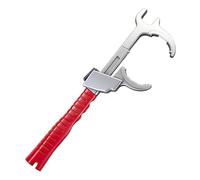Llave ajustable de bloqueo, en forma de C, apertura de mandíbula de 86 mm de ancho, llave de reparación de fontanero, para accesorios, tuercas, accesorios debajo de la piel, baño, detrás del gabinete