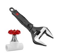 Llave ajustable de media luna | Llave de vuelta de forjada para la | taller, hágalo usted mismo | Outil multifonation robbuste et pratique hour travaux different