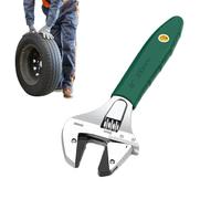 Llave ajustable de metal - Llave para herramientas hidráulicas con amplia apertura de mordaza, llave de tubo de apertura grande con escala marcada de acero de alto carbono, mango