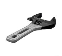 Llave ajustable de perfil ultra bajo, agarre antideslizante de acero al cromo vanadio para espacios reducidos, herramienta de reparación de HVAC de fontanería automática en el hogar (B)