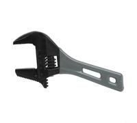 Llave ajustable de perfil ultra bajo, mango corto, acero al cromo vanadio, acabado negro para espacios reducidos, herramientas de reparación de HVAC de fontanería automotriz, 5 pulgadas (F)