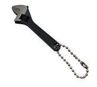 Llave ajustable en miniatura compacta y resistente de 2.5 pulgadas, herramienta de tamaño de bolsillo de acero resistente 45 para reparaciones precisas, llave profesional en miniatura