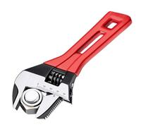 Llave ajustable, llave ajustable | Apertura de mordaza ancha Llave de baño - Baño de tuberías, lavabo, fácil para desmontar la tuerca Carga de trabajo de tubería aerodinámica. Uso multifuncional