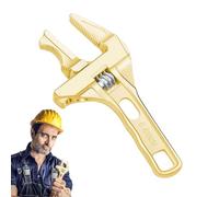 Llave ajustable, llave ajustable pequeña - Llave de grifo ancha,Llave ajustable de gran apertura para fontanería automotriz y reparaciones domésticas