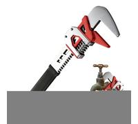 Llave ajustable - Llave de aleación de industrial de 11,61 x 3,35 pulgadas, de calibración de mandíbula suave, mango ergonómico antideslizante | Equipo de mantenimiento indispensable