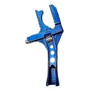 Llave ajustable, mandíbula ancha, material de aleación de aluminio, llave de reparación de fregadero, herramienta de fontanería para el hogar, mecanismo de trinquete que ahorra esfuerzo, para