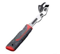 Llave ajustable multifuncional con autobloqueo de 8 pulgadas, mecanismo de bloqueo rápido con mango TPR antideslizante, herramienta de martillo de barra de palanca para reparación del hogar, proyectos