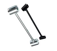 Llave ajustable para bisagra de puerta, paquete de 2 para 8 bisagras de bandera de 25 mm, herramienta para puertas de fuego, seguridad y sala blanca, ajustador de ancho de puerta con ajuste izquierdo