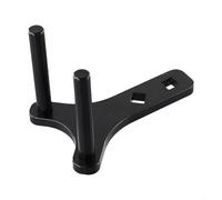Llave ajustable para buje especial de suspensión y rótula inferior, herramienta de palanca de acero 45# con interfaz dual de 12,5 mm, diseño de palanca, color negro