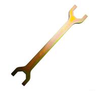 Llave ajustable para motocicleta, herramienta de placa ondulada de horquilla delantera de 37 mm y 45 mm, herramienta de extracción de doble cabeza de 350 mm de largo con mango antideslizante