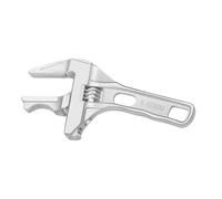 Llave ajustable para tubos | Llave multifunción con mordaza ancha, herramienta de precisión para instalaciones hidráulicas domésticas, reparaciones en garaje y mantenimiento en taller, adecuado para