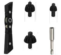 Llave ajustable resistente y 3 llaves de portabrocas de 10 mm, 13 mm, 16 mm para taladro, diseño magnético reversible (B)