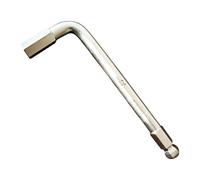 Llave Allen bola 10mm Ti, alta resistencia, diseño ergonómico, ideal para trabajos en espacios reducidos y mantenimiento de bicicletas.