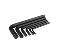 llave Allen, Juego de llaves Allen acero aleación, 5-10 Uds., llave hexagonal negra en forma L, varios tamaños(5pcs 5-32 inch)