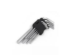 llave Allen, Juego de llaves Allen en forma L 9 piezas, extremo bola Torx hexagonal, métrico, surtido for muebles, bicicleta DIY(Standard-ball End)