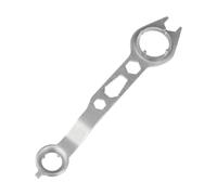 Llave amoladora angular multifuncional 6 en 1, herramienta de desmontaje de cuatro garras con 5 tamaños de enchufe para construcción, acero inoxidable de 3 mm de grosor