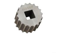 Llave amortiguadora de horquilla de bicicleta de 18 puntos para Lefty Ocho 3.0, herramienta de suspensión de acero inoxidable de 39 mm, plata (38.4 x 25 mm)