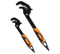 Llave autoajustable,2 Piezas herramienta manual multifuncional de acero al carbono | Llave Ajustable Multifuncional | para reparación de automóviles, mantenimiento del hogar, , fregaderos, inodoros y