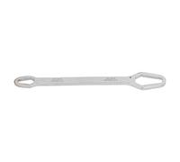 Llave Autoajustable de Doble Punta, Multifuncional, Ajustable para Reparación de Automóviles, Compatible con Varios Tamaños, Acero Al Cromo Vanadio de 8 a 22 Mm (SILVER)