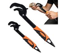 Llave Autoajustable para Tubos Herramienta Manual de Acero al Carbono de 2