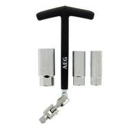 AEG Llave para bujías 005000 articulada 18-21 mm