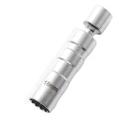 Llave bujía Encendido Coche Magnético para Bujía Llave De Vaso Herramienta De Reparación Extracción De Enchufes 12 Ángulos Finos para Pared De 14mm/16mm(16mm)