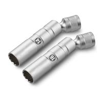 Llave bujía Encendido Llave De Vaso De Bujía Magnética Reemplazo De Instalación para Extracción De Bujías Kit De Reparación De Automóviles 14/16mm