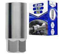 Llave Bujias 16mm 1/2″ Perfil Hexagonal Llave de Bujias 16mm Junta de Goma | MONTERAL