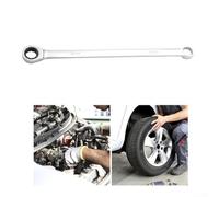 Llave Carraca Extra Larga, 72 Dientes, para acero Cr-V, 8mm Llave(10mm) | Para Espacios Estrechos, Extra Largo, para ideal Mecánicos, para acero Cr-V , Varios Tamaños