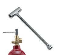 Llave cilíndrica de oxígeno, herramienta manual antioxidante con mango en T, llaves de tanque para cilindros comerciales, para hospitales comerciales, atención médica industrial