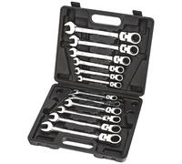 Llave combinada articulada de carraca STILKER 8-19mm x12