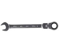Llave combinada con carraca articulada, 17mm