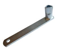 Llave combinada triangular Moravia, fundición maleable