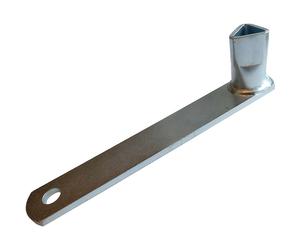 Llave combinada triangular Moravia, fundición maleable
