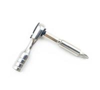 Llave compacta de trinquete en miniatura de 1/4 pulgadas con diseño de precisión de enchufe para espacio reducido y precisión de trabajo llave de trinquete en miniatura