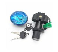 Llave Contacto Moto Bloqueo para Haojue GN125, GN125H, GN125F, HJ150, HJ125-8-8E, Cerraduras Tapa Tanque Combustible De 4-6 Cables Llave Interruptor Encendido(A)