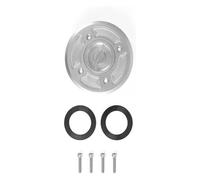 Llave contacto Moto Bloqueo Para Ninja 400 2018 2019 Piezas De Motocicleta Tapa Tanque Combustible Y Gasolina Sin Llave Kit Cerradura(Plata)