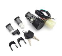 Llave Contacto Moto para CH125 para Spacy 1984-1996 Kit De Juego De Llaves De Bloqueo De Interruptor De Ignición De Motocicleta OEM:35010-KV8-680 Cerradura De Encendido