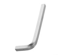 Llave cuadrada estilo L, llave de cabeza cuadrada de 4 puntos con construcción de acero al cromo vanadio para un ajuste seguro de tornillo cuadrado de 310 mm de longitud (7 mm)