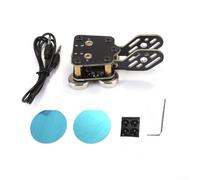 Llave CW de doble paleta automática para entrenador de código con interfaz USB, teclado electrónico PCB para práctica de onda corta y jamón, negro (B)